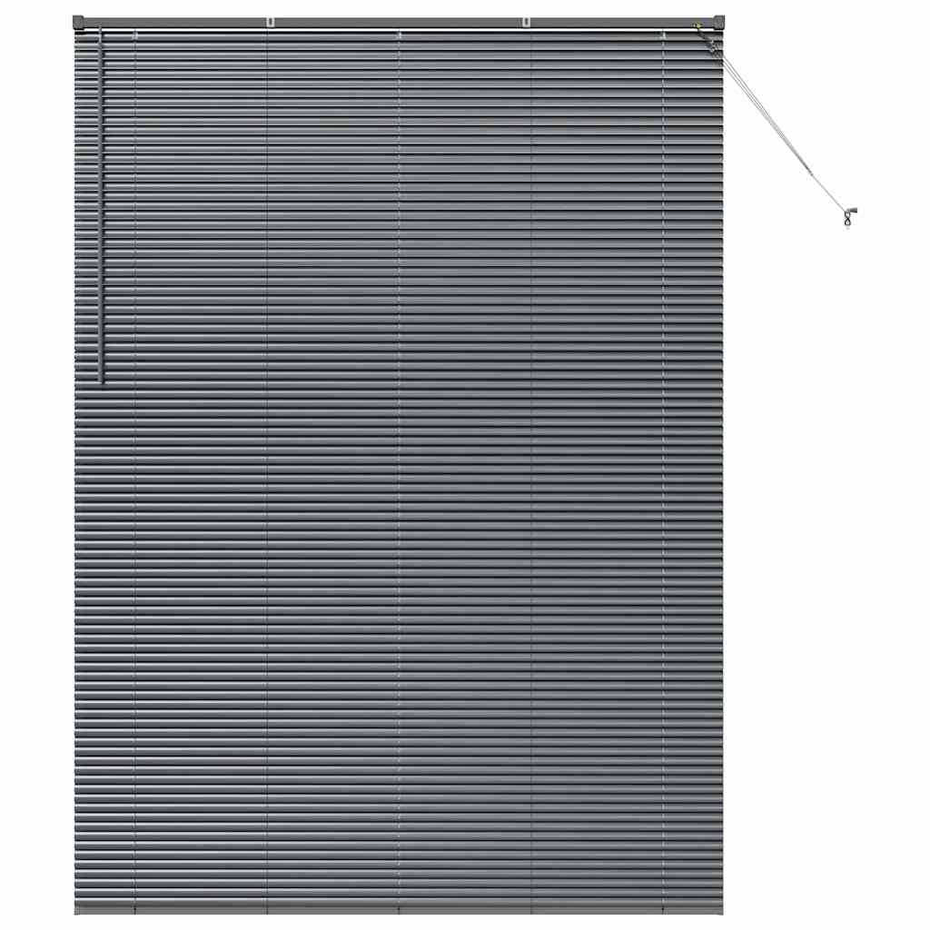 Vidaxl venetiaanse jaloezieën donkergrijs 220 x 160 cm aluminium