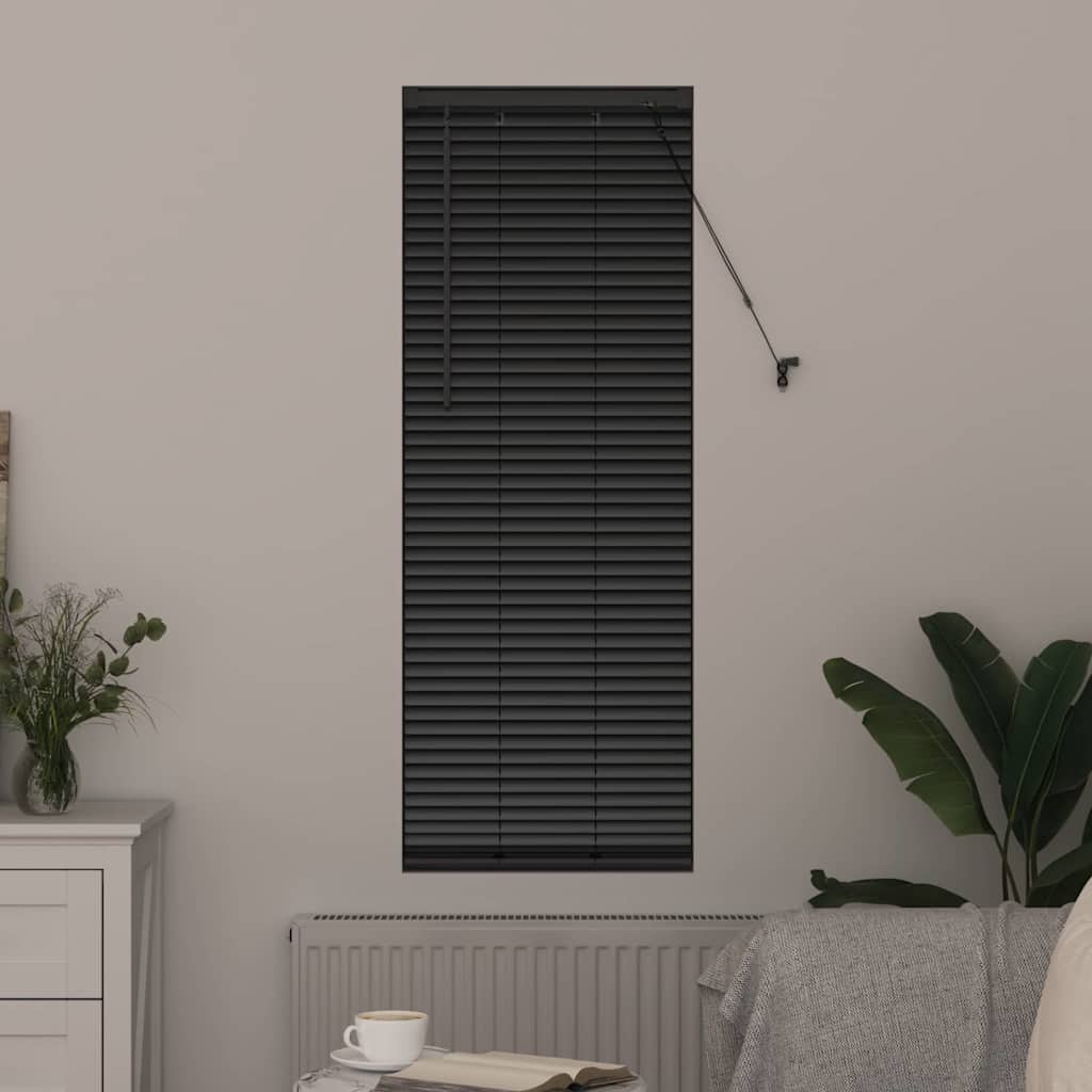 Vidaxl venetiaanse jaloezieën zwart 175 x 45 cm aluminium