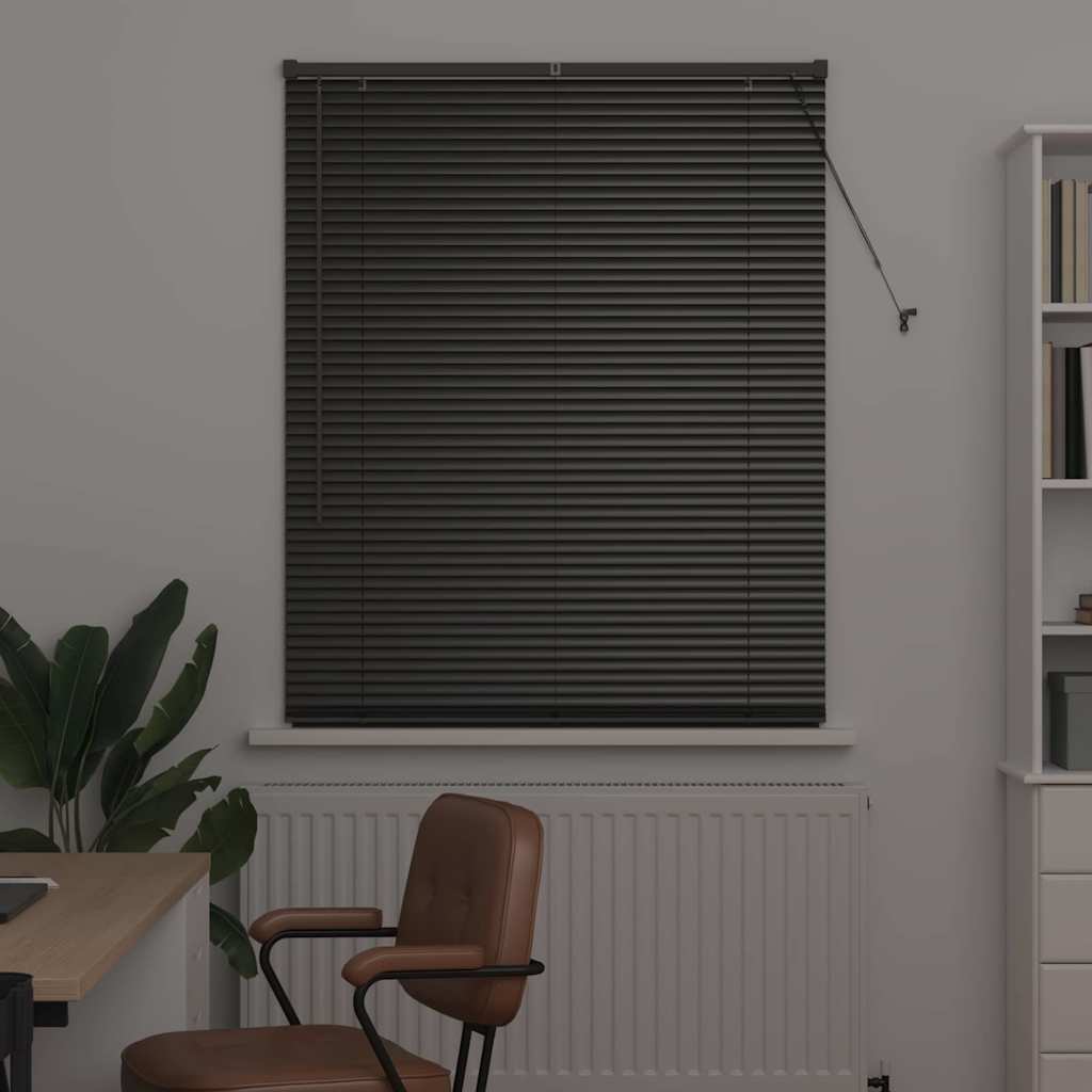 Vidaxl venetiaanse jaloezieën zwart 175 x 105 cm aluminium