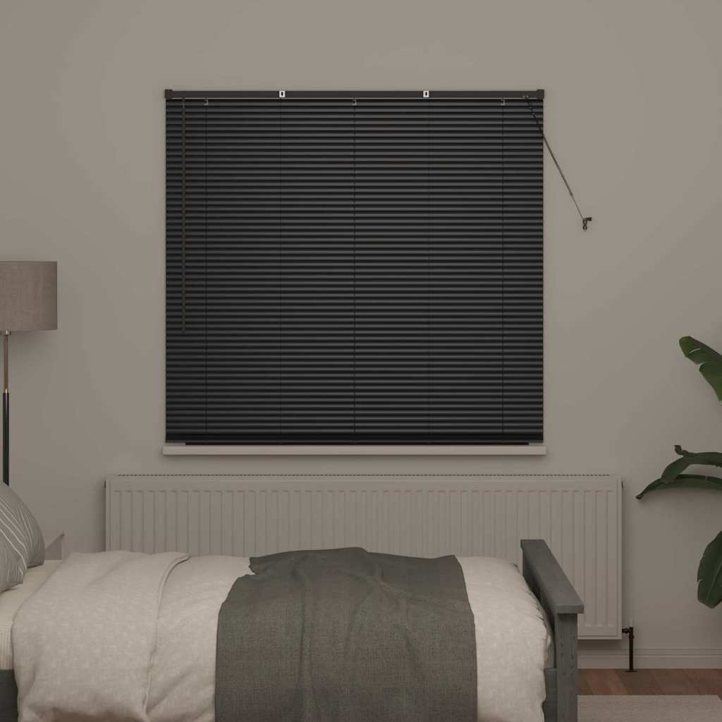 Vidaxl venetiaanse jaloezieën zwart 175 x 140 cm aluminium