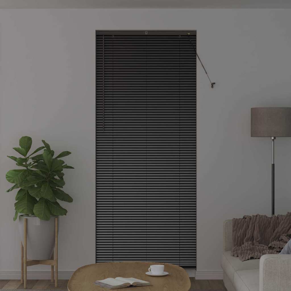 Vidaxl venetiaanse jaloezieën zwart 220 x 85 cm aluminium