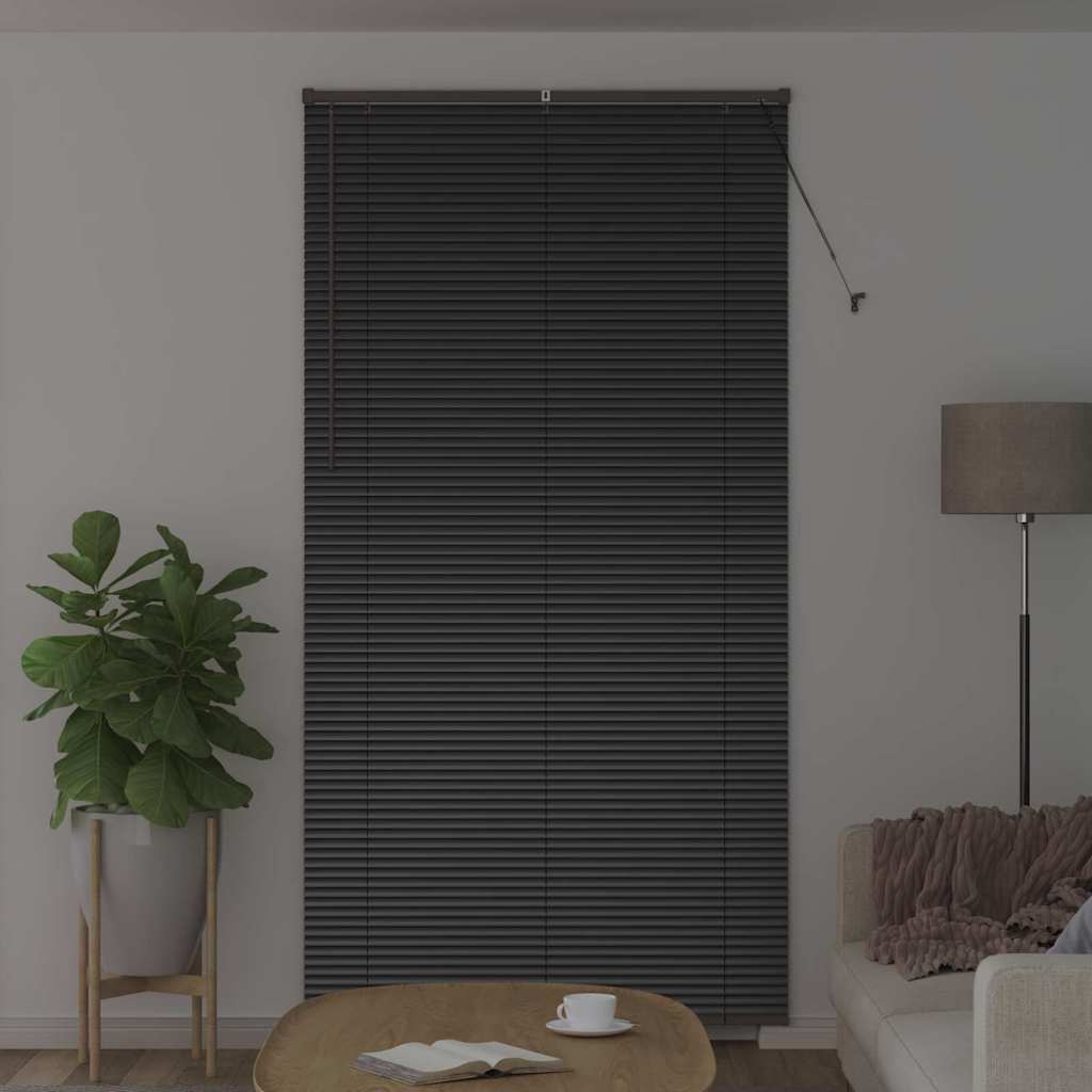 Vidaxl venetiaanse jaloezieën zwart 220 x 110 cm aluminium