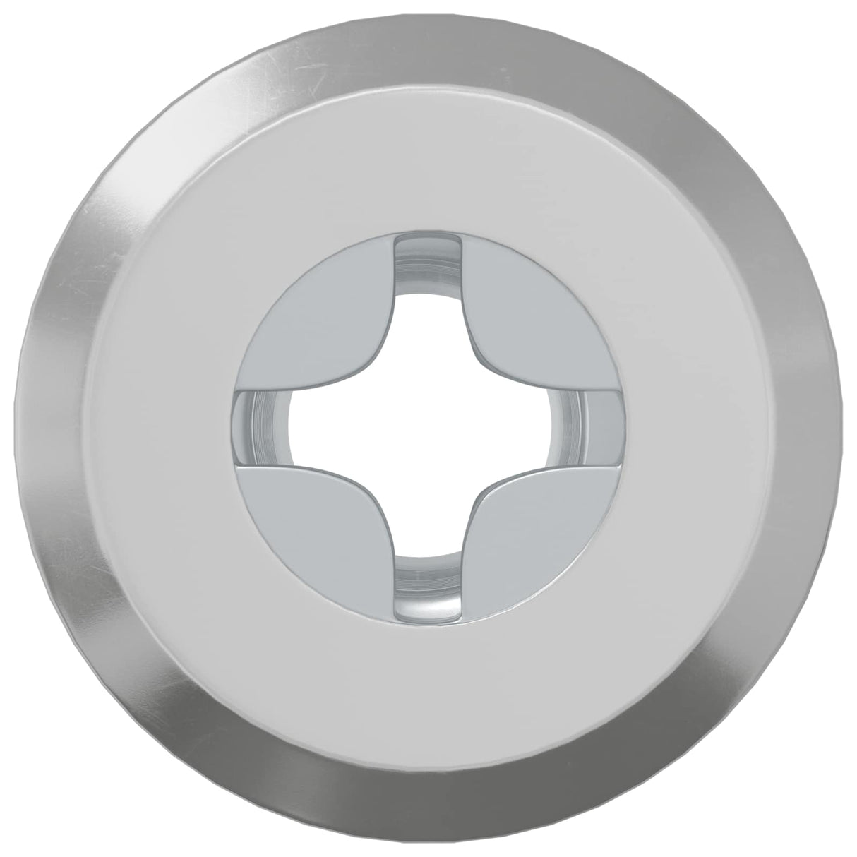 Vidaxl slotmoer 12 pcs zilver m6 x 15 mm staal