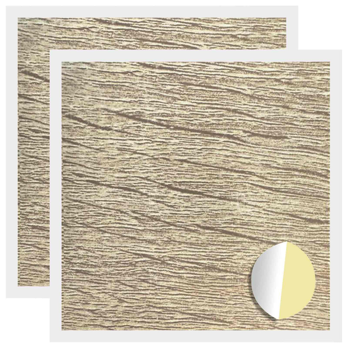 Vidaxl zelfklevende schroefhoes 2 pcs sonoma eiken ø 20 x 0,5 mm
