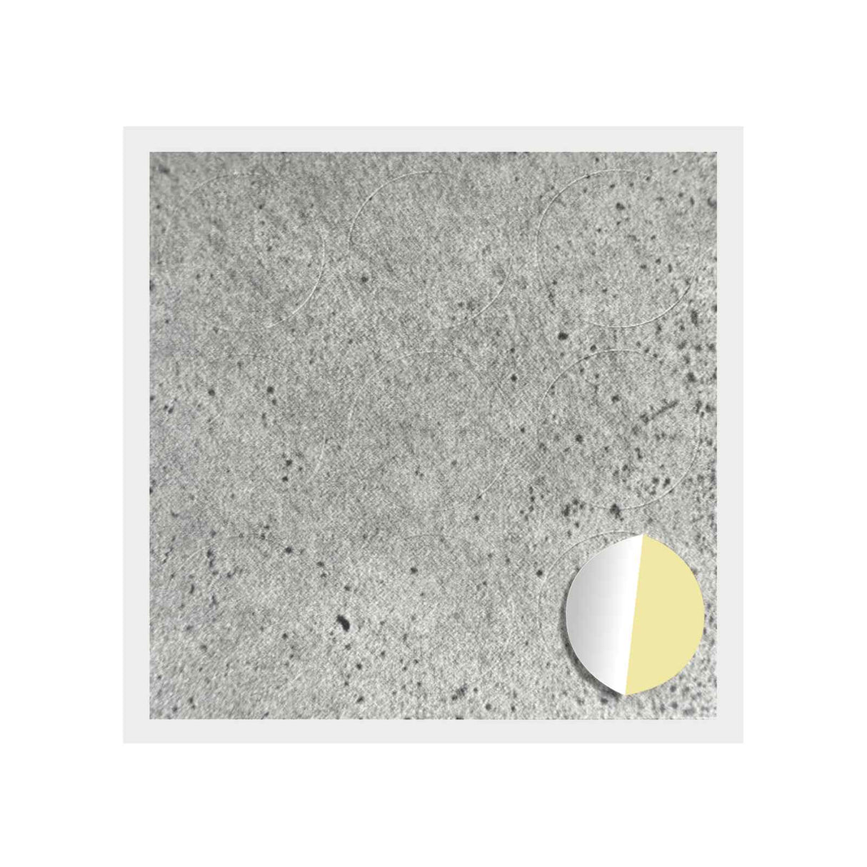 Vidaxl zelfklevende schroefhoes 12 pcs beton grijs ø 20 x 0,5 mm