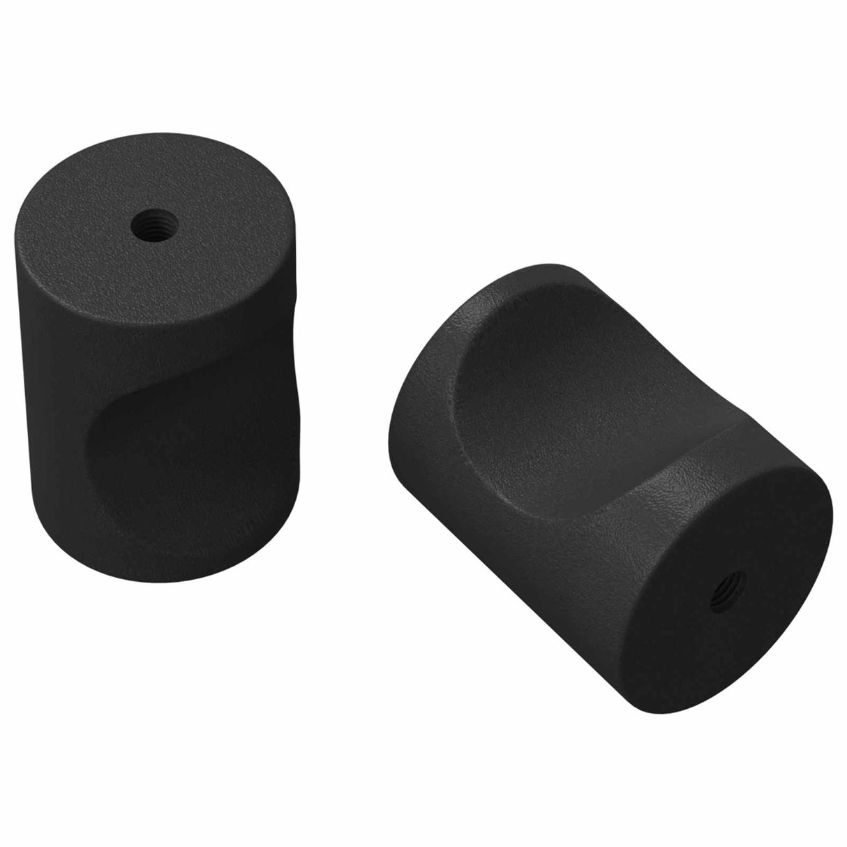 Vidaxl kastknoppen 2 pcs zwart m4 x 12 mm ijzer