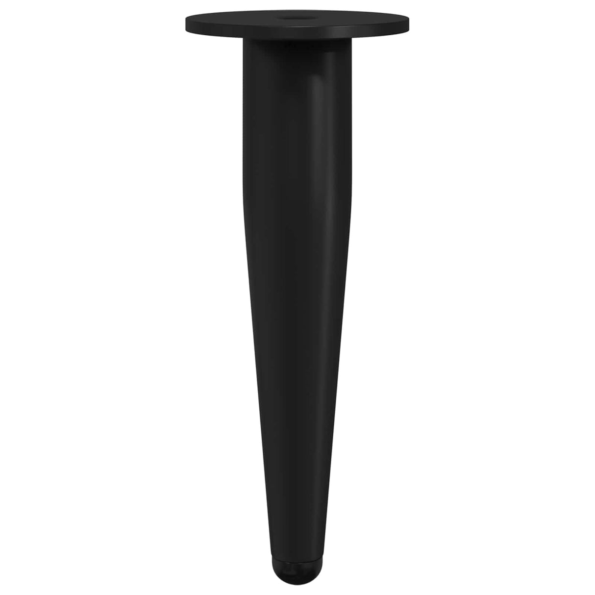 Vidaxl meubelpoten 2 pcs zwart ø 40 x 98 mm ijzer