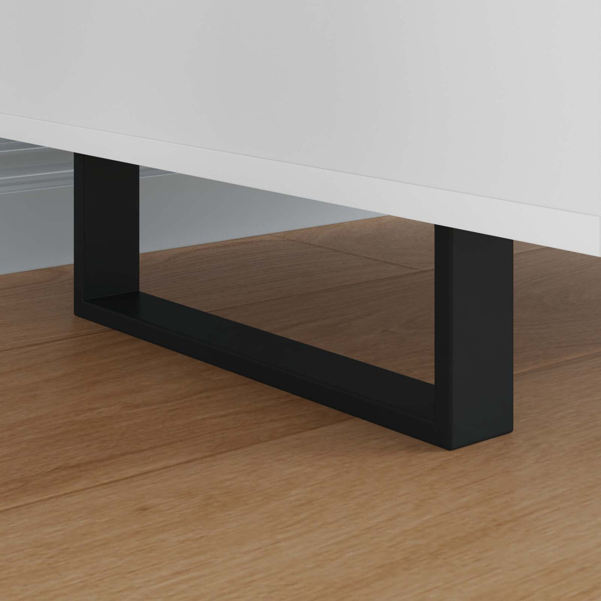 Vidaxl meubelpoten 12 pcs zwart 311 x 40,5 x 100 mm ijzer