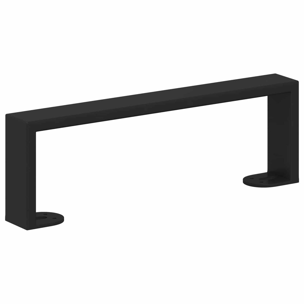 Vidaxl meubelpoten 12 pcs zwart 311 x 40,5 x 100 mm ijzer