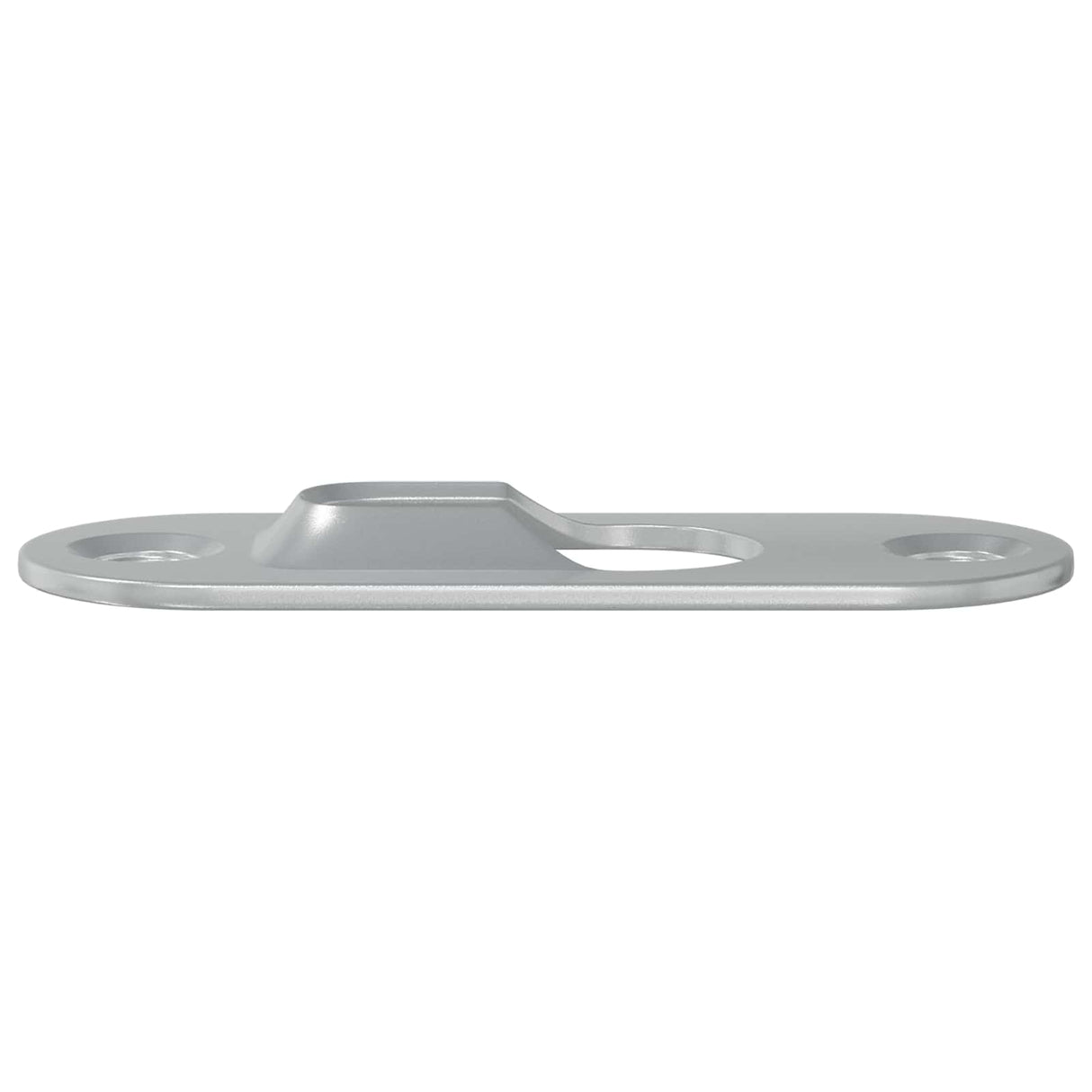 Vidaxl sleufhanger 12 pcs zilver 45 x 16 x 3.5 mm ijzer