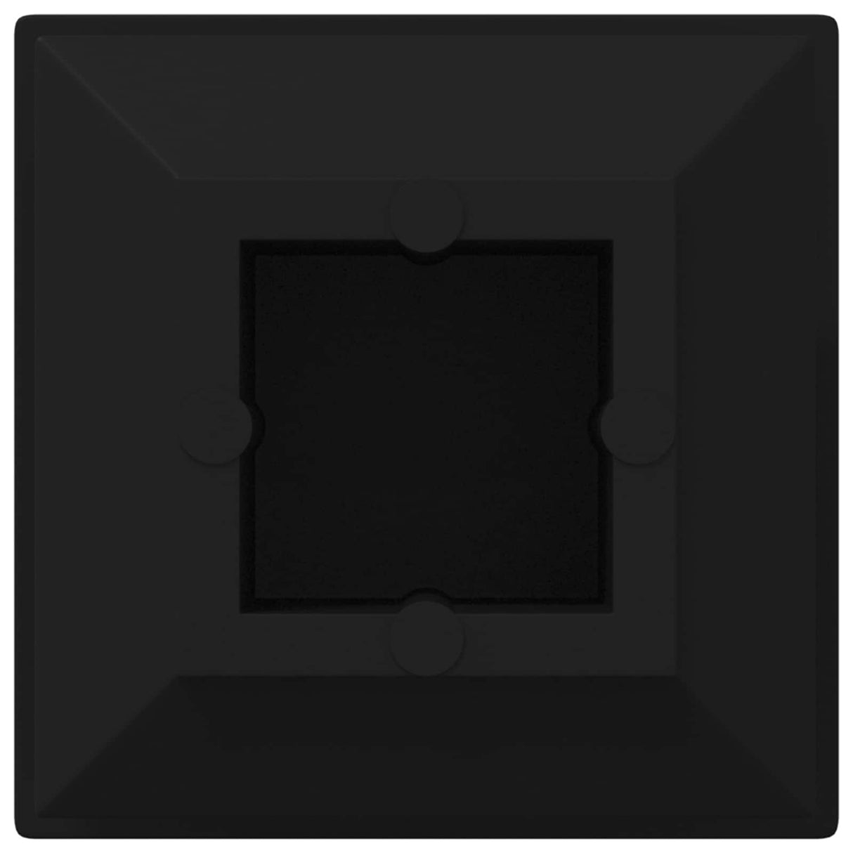 Vidaxl einddoppen 10909 pcs zwart 15 x 15 x 15 mm pp
