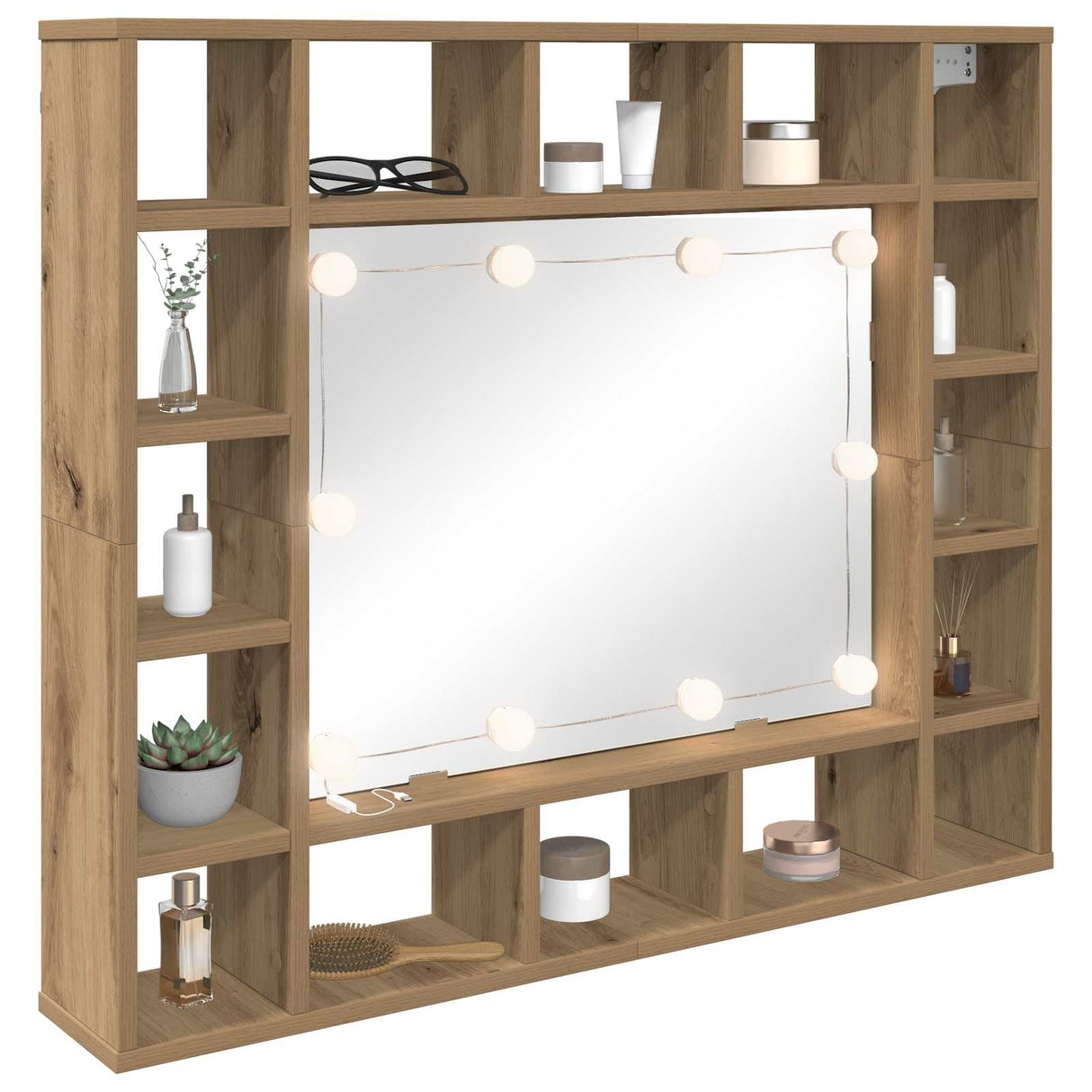 Vidaxl spiegel lichten 12 pcs wit 4.5 x 4.5 x 4.8 cm kunststof