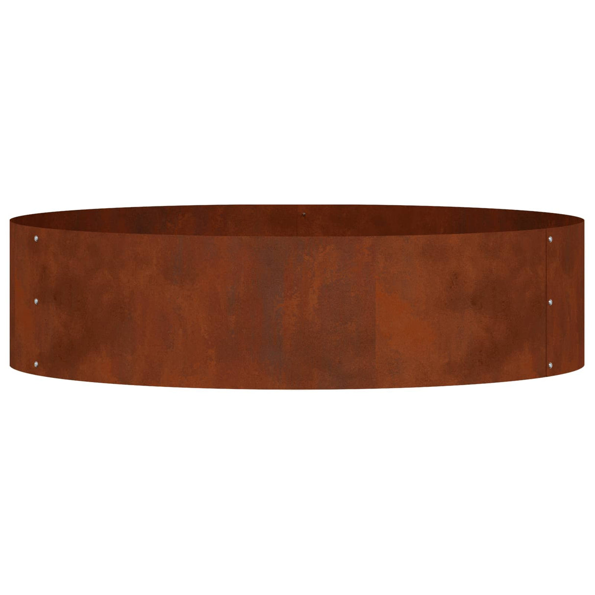 Vidaxl plantenring bruin 80 x 80 x 20 cm cortenstaal