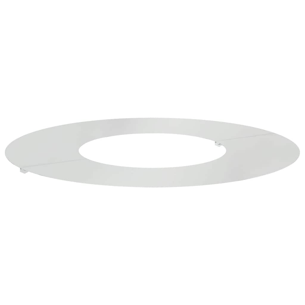 Vidaxl geschikt voor platte boomring zilver ø30 60 cm