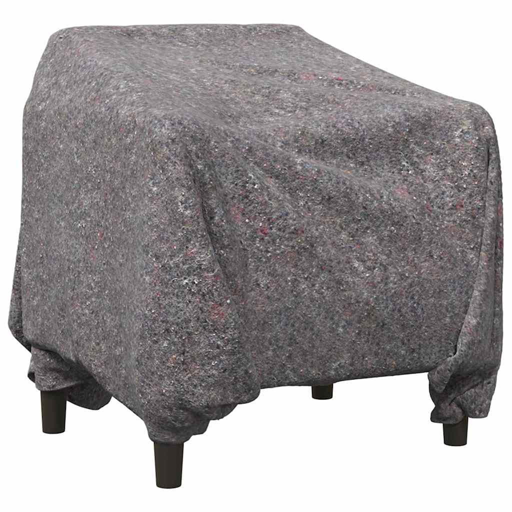 Vidaxl verhuisdekens 10 pcs grijs 150 x 200 cm stof