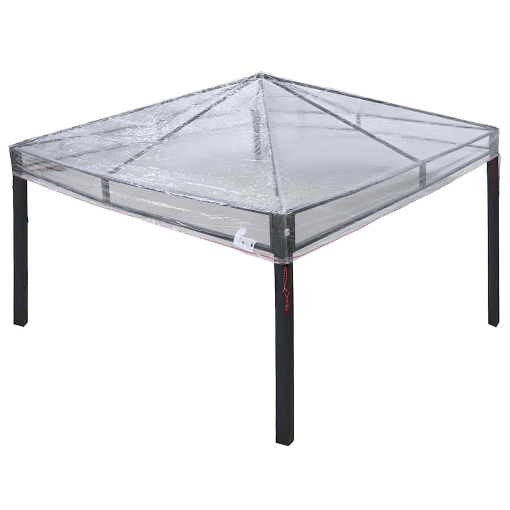 Vidaxl gazebo dekking vervanging doorzichtig 3 x 3 m pvc