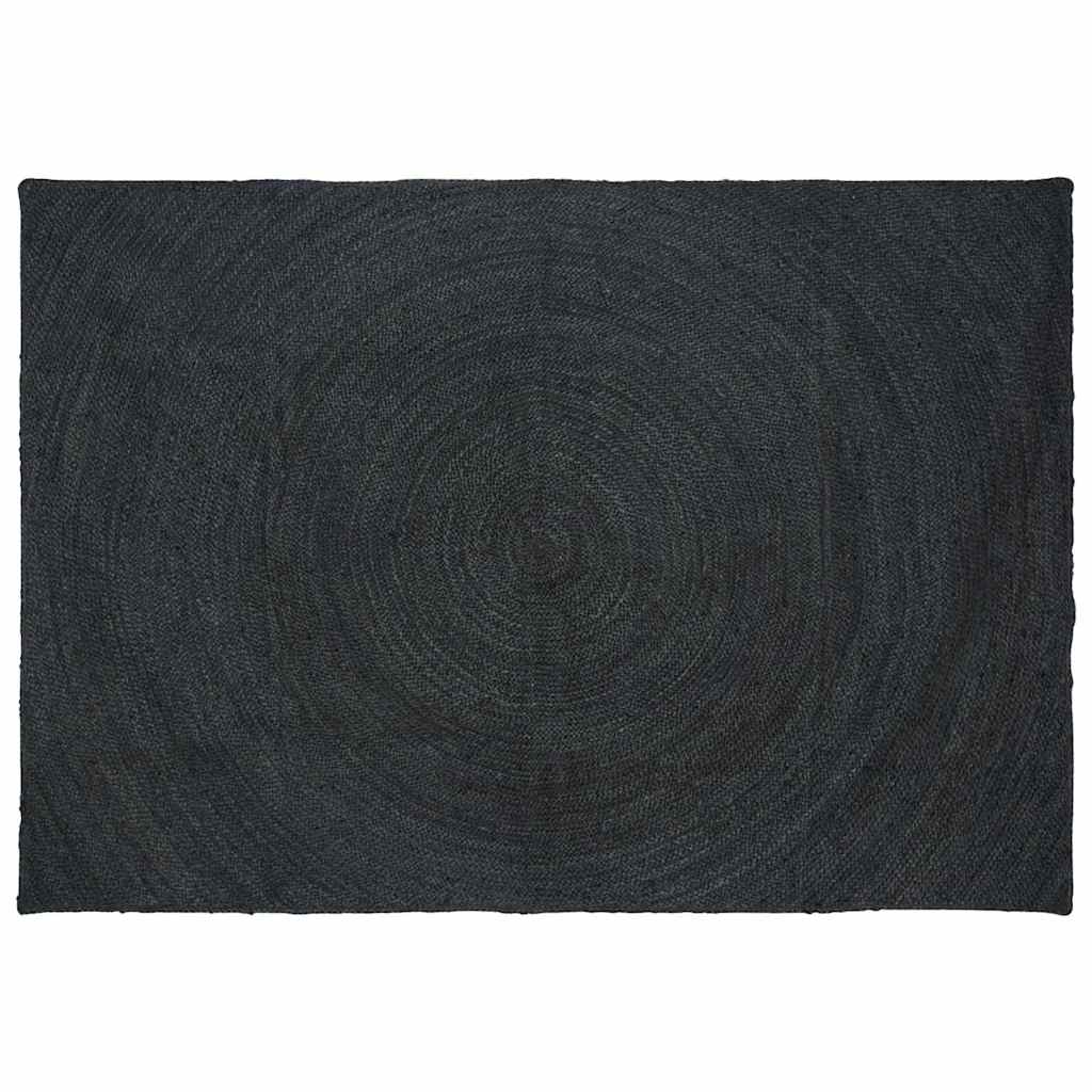 Vidaxl vloerkleden rechthoekig donkergrijs 240 x 340 cm jute