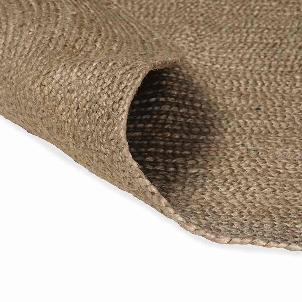 Vidaxl vloerkleden ovaal grijs 152 x 245 cm jute