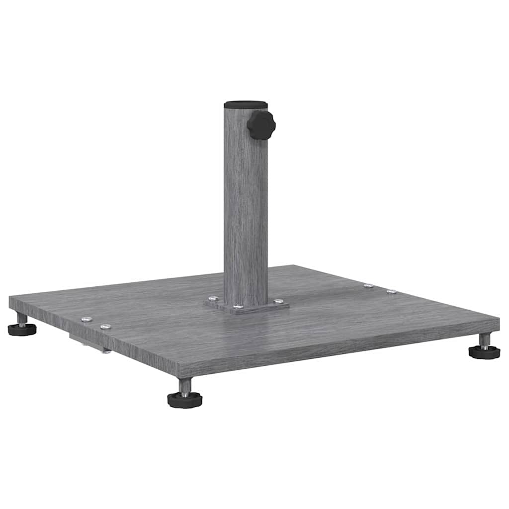 Vidaxl parasolvoet donkergrijze houtlook 45 x 45 x 31 cm