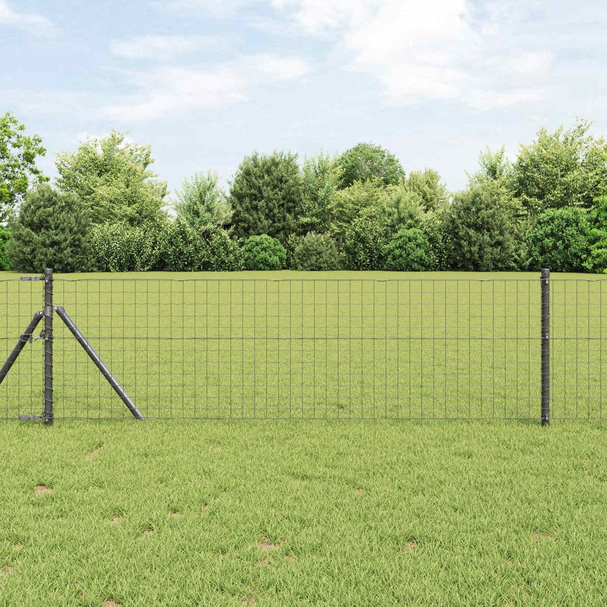 Vidaxl afrasteringspaal 2 pcs grijs 70 cm poedergecoat staal