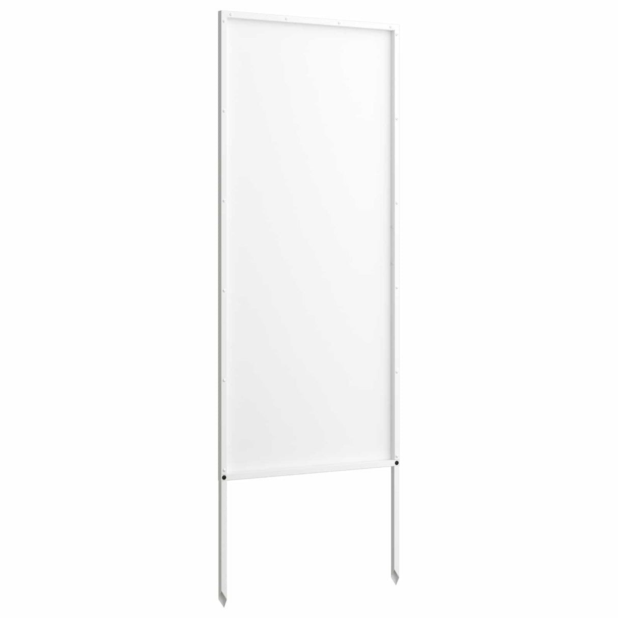 Vidaxl tuin privacy screen fretwerk wit 50 x 140 cm koudgewalst staal