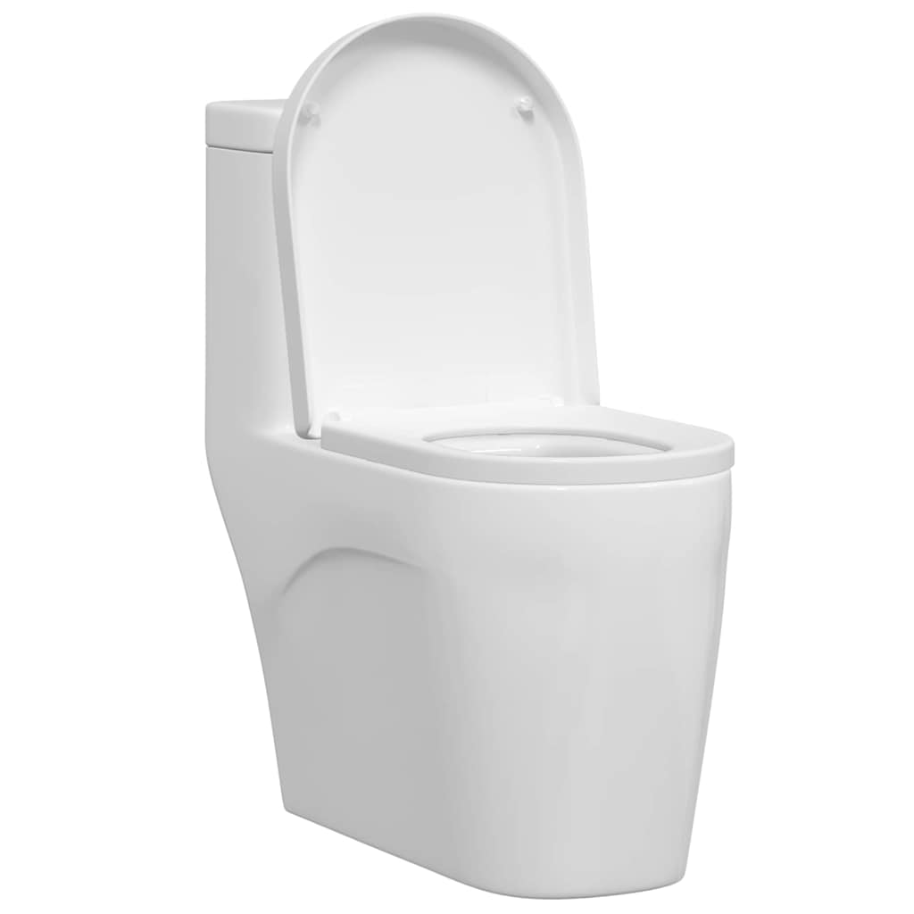 Vidaxl toiletzitting verstelbaar wit 48 x 36,5 x 4,5 cm polypropyleen