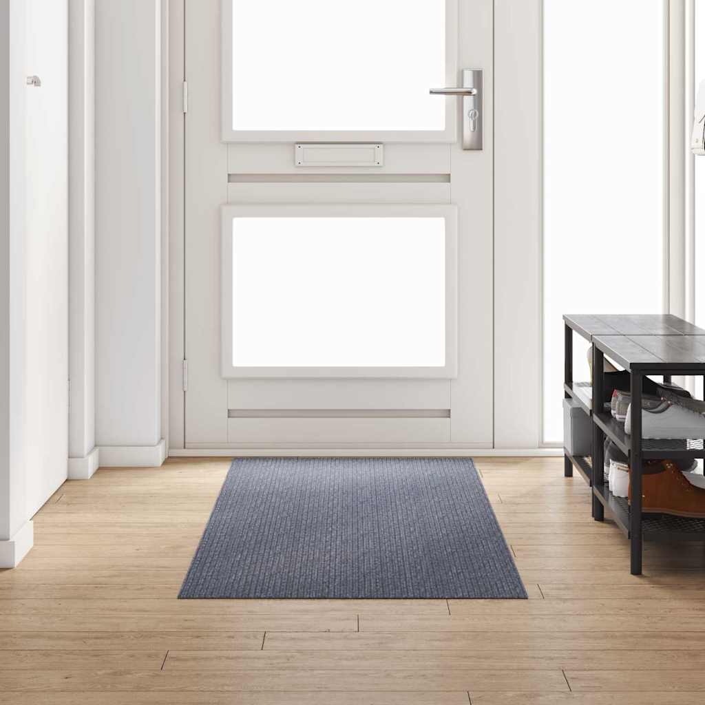 Vidaxl tapijt loper lichtgrijs 80 x 250 cm stof