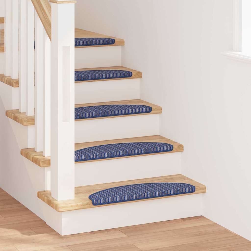 Vidaxl zelfklevende trapmatten 15 pcs blauw 65 x 21 x 4 cm