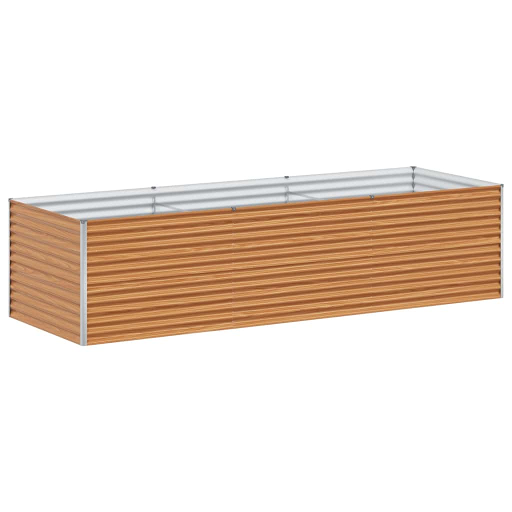 Vidaxl verhoogde plantenbak 290 x 100 x 68 cm gegalvaniseerd staal