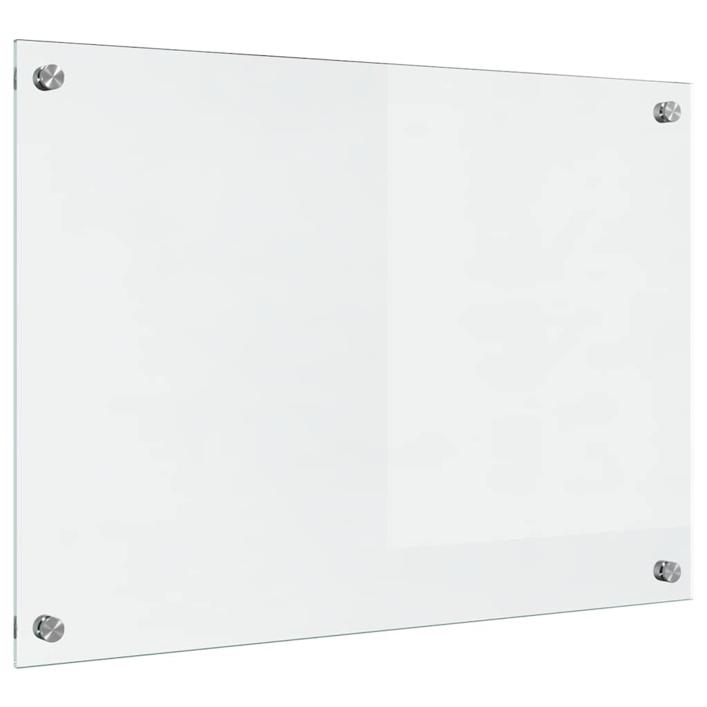 Vidaxl keuken achterwand doorzichtig 70 x 50 cm gehard glas