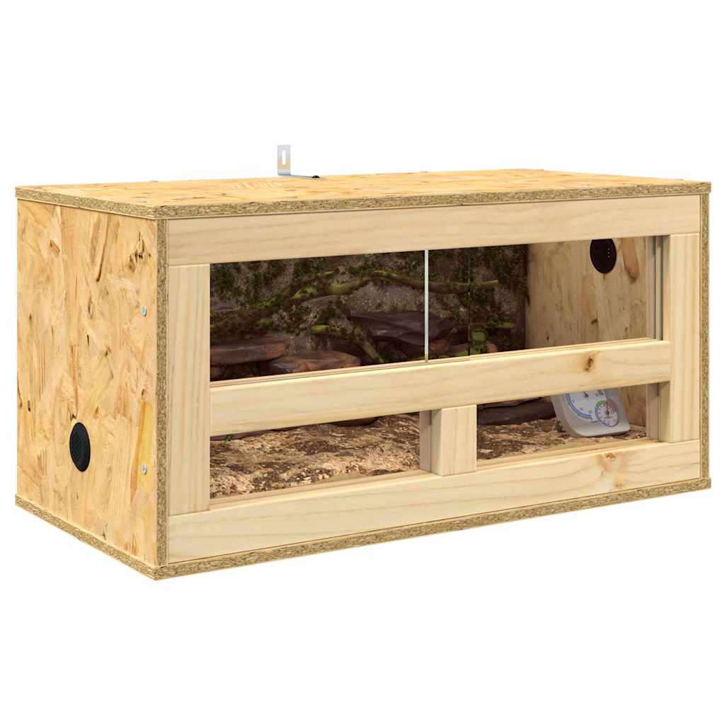 Vidaxl terrarium bruin 60 x 30 x 30 cm osb