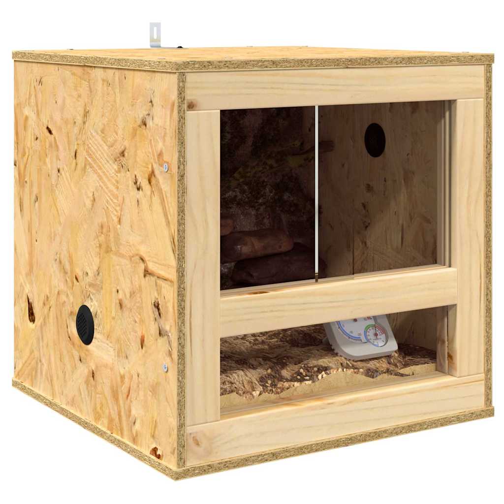 Vidaxl terrarium bruin 40 x 40 x 40 cm osb