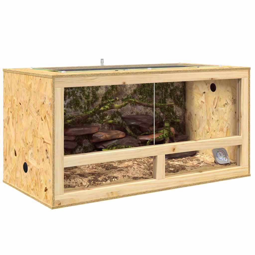 Vidaxl terrarium bruin 100 x 50 x 50 cm osb
