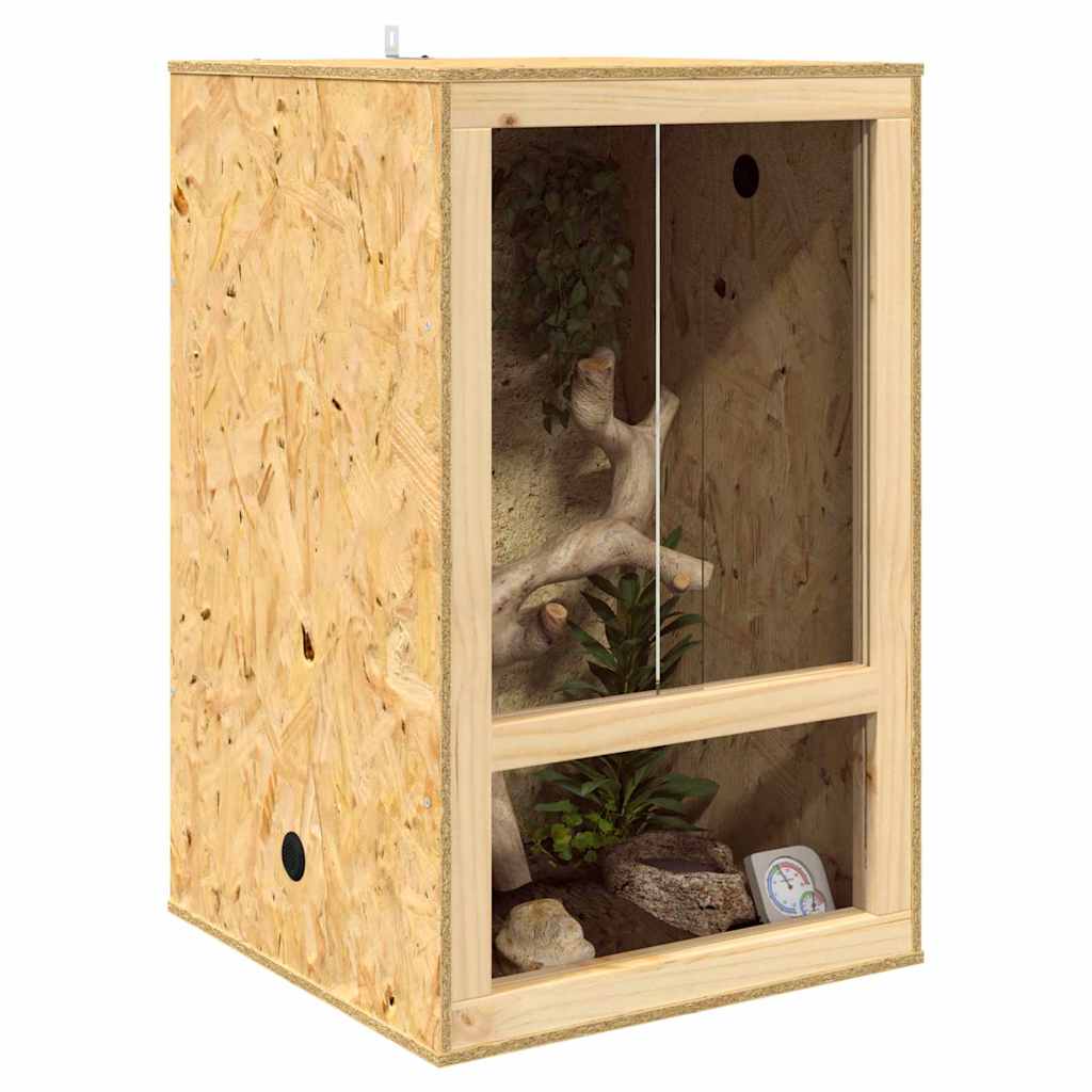 Vidaxl terrarium bruin 50 x 50 x 80 cm osb
