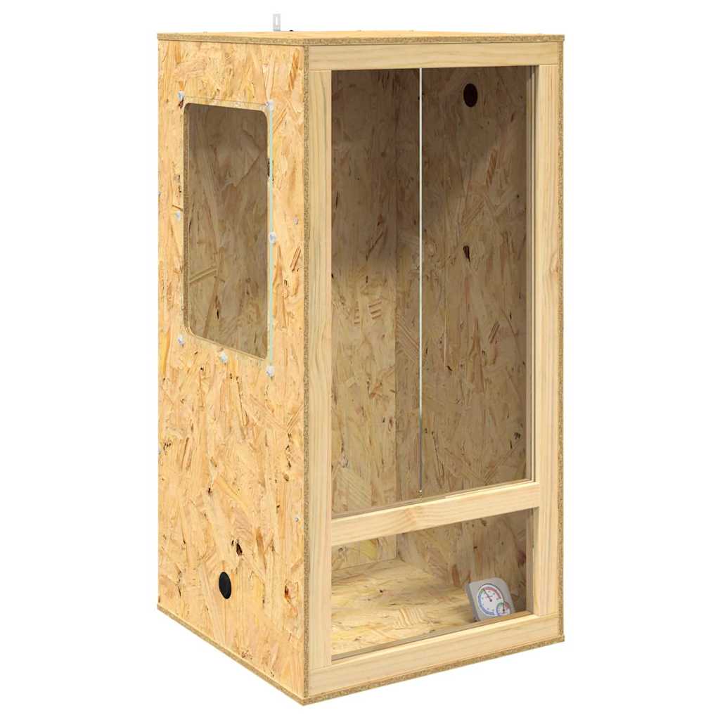 Vidaxl terrarium bruin 50 x 50 x 100 cm osb