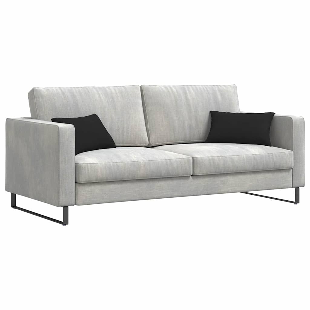 Vidaxl sofa kussens 2 stuks zwart 50 x 30 cm stof