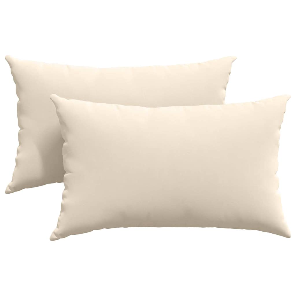 Vidaxl sofa kussens 2 stuks beige 50 x 30 cm stof