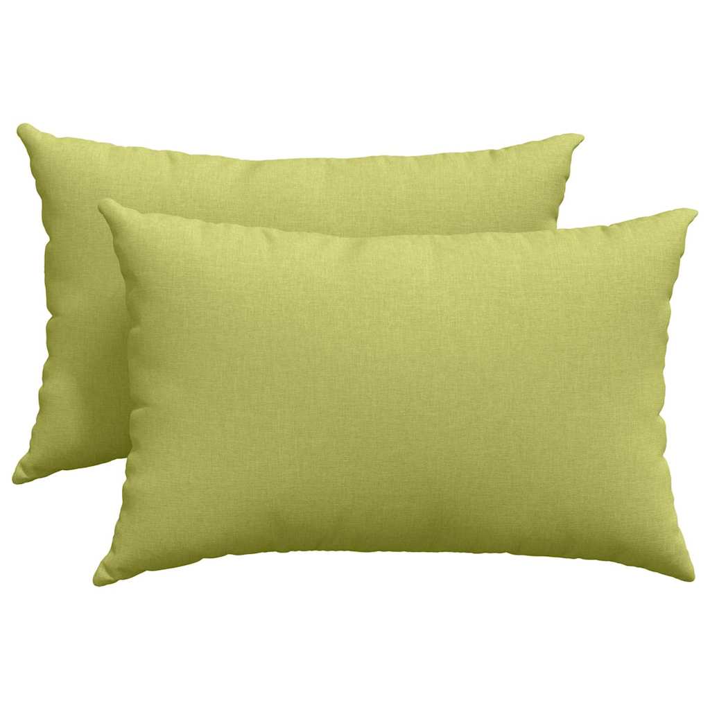 Vidaxl sofa kussens 2 pcs lichtgroen 60 x 40 cm stof