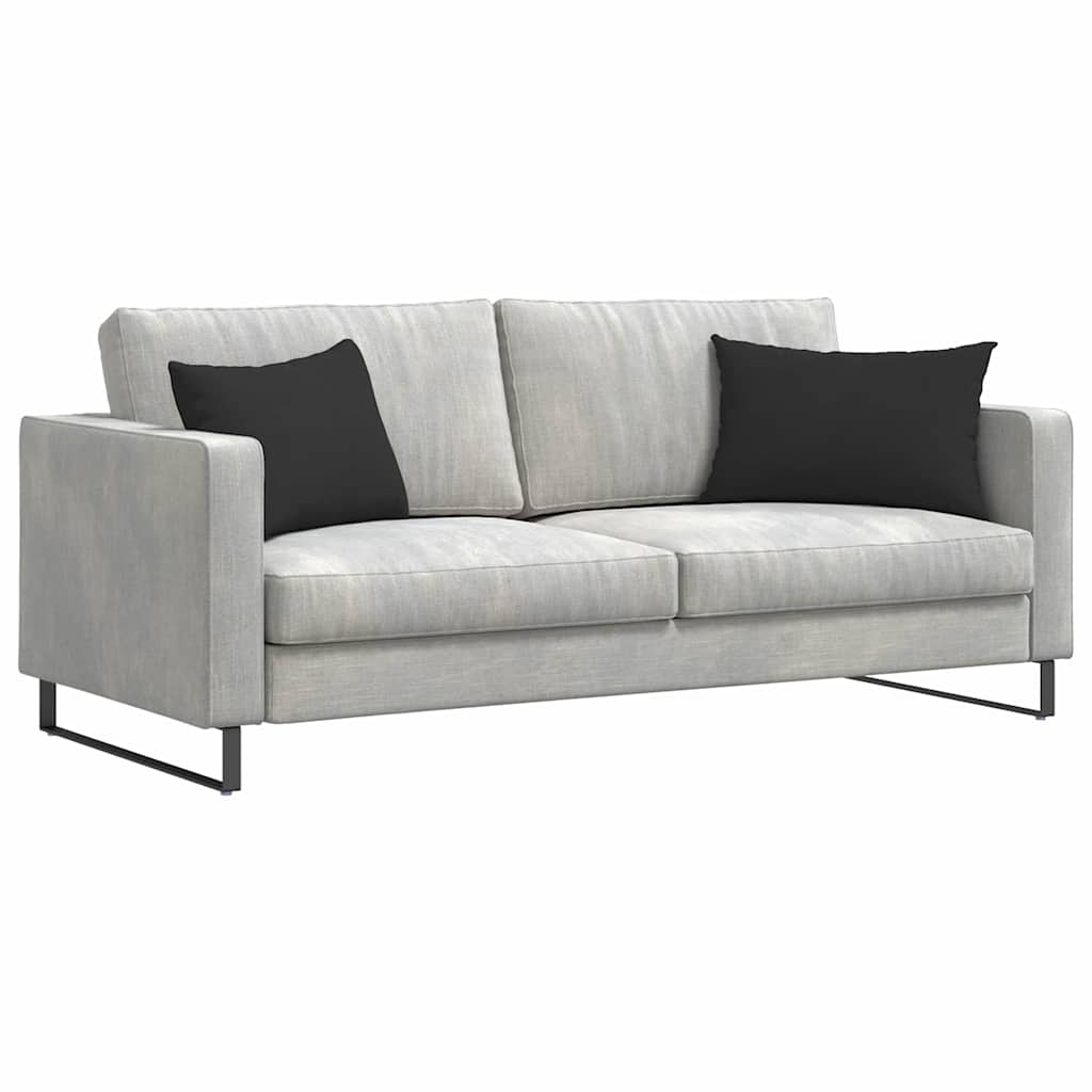 Vidaxl sofa kussens 2 stuks zwart 60 x 40 cm stof