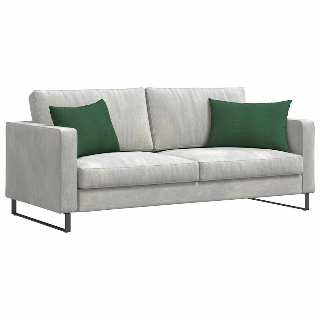 Vidaxl sofa kussens 2 stuks donkergroen 60 x 40 cm cordstof