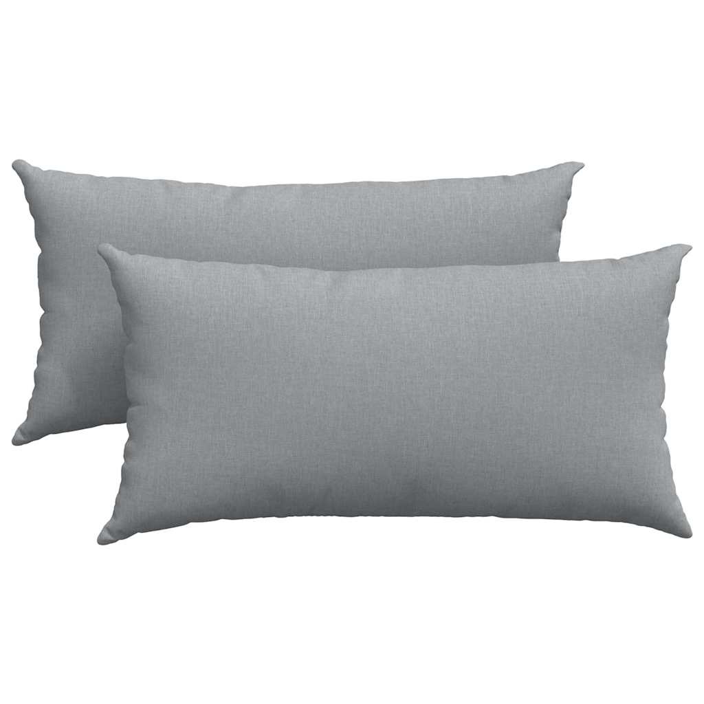 Vidaxl sofa kussens 2 pcs lichtgrijs 80 x 40 cm stof