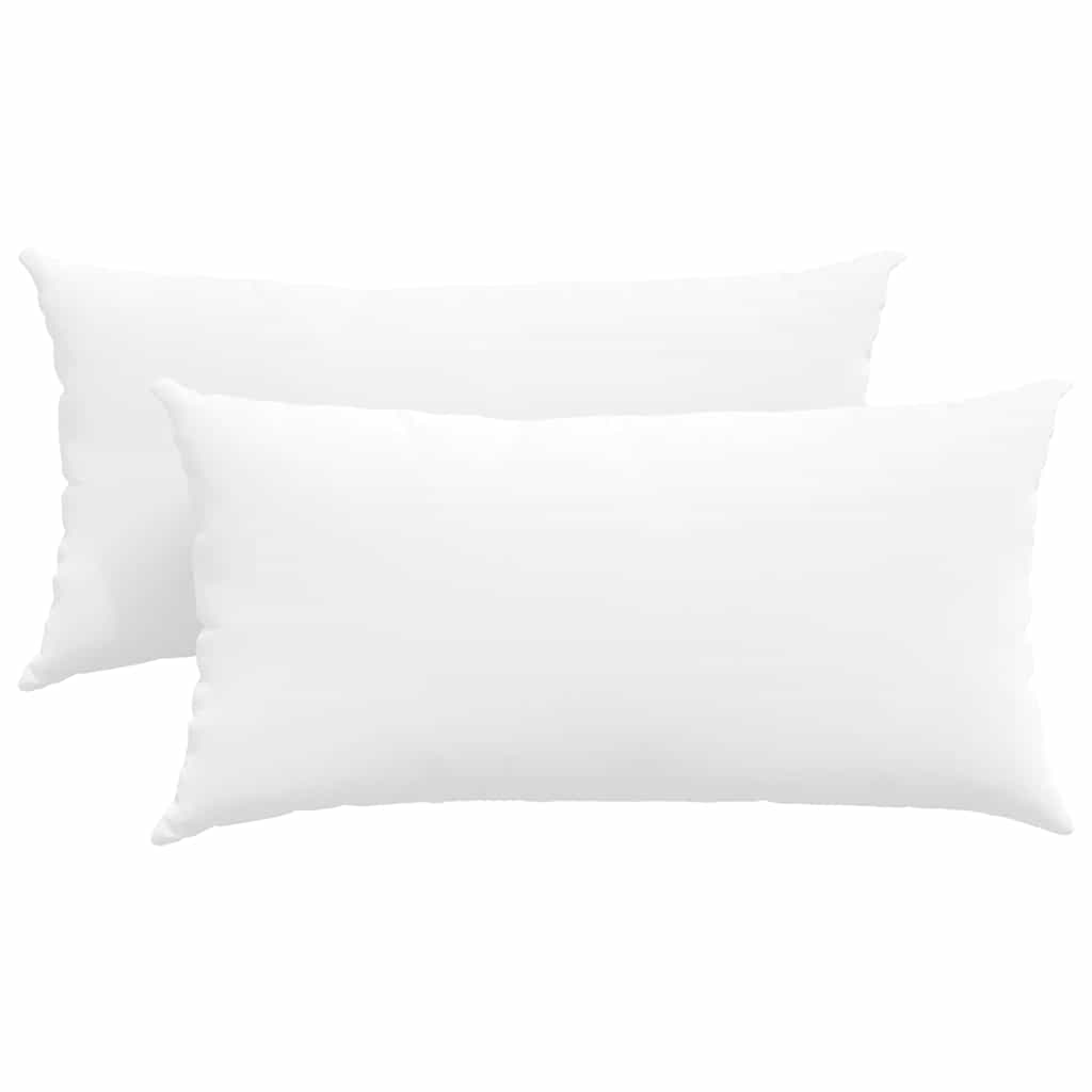 Vidaxl sofa kussens 2 pcs wit 80 x 40 cm stof