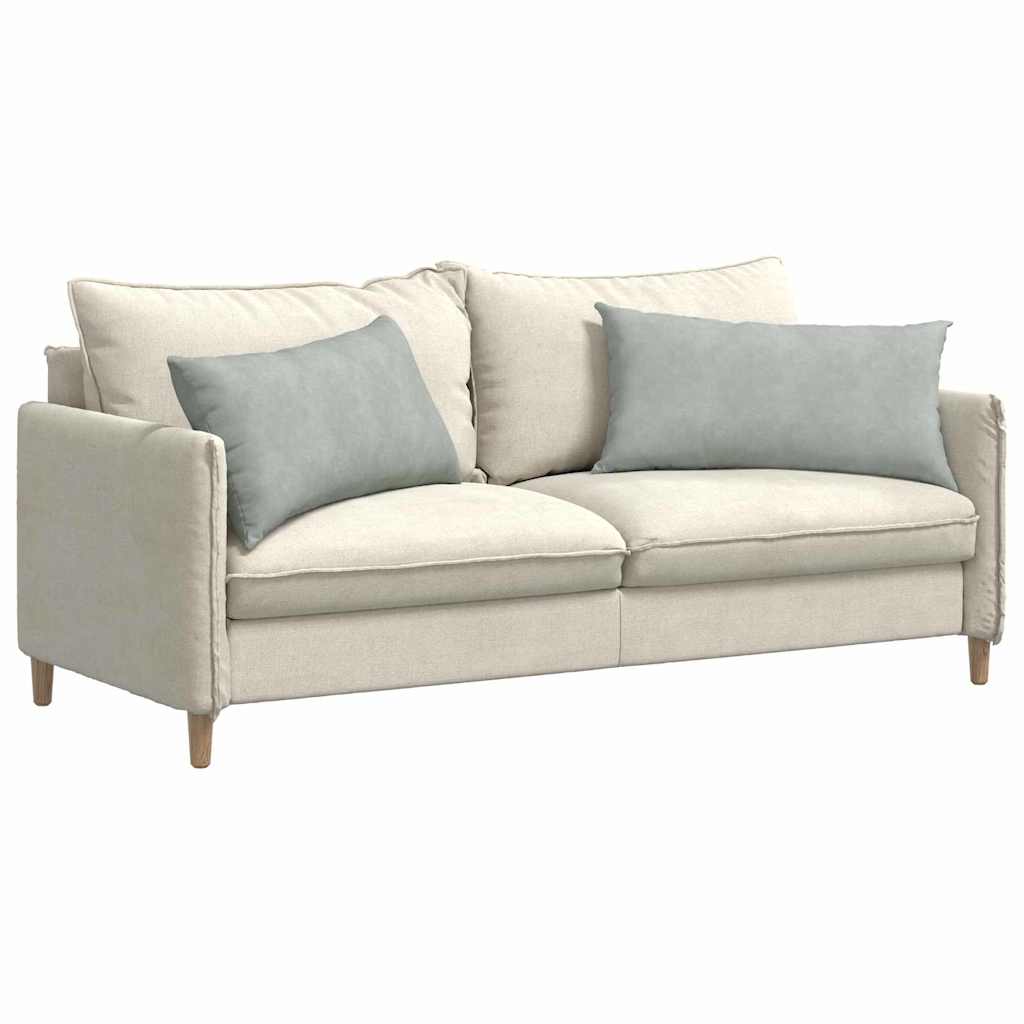 Vidaxl sofa kussens 2 stuks lichtgrijs 80 x 40 cm cordstof