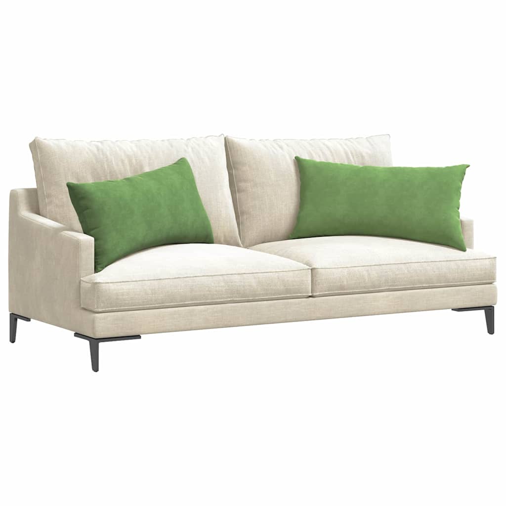 Vidaxl sofa kussens 2 stuks lichtgroen 80 x 40 cm cordstof