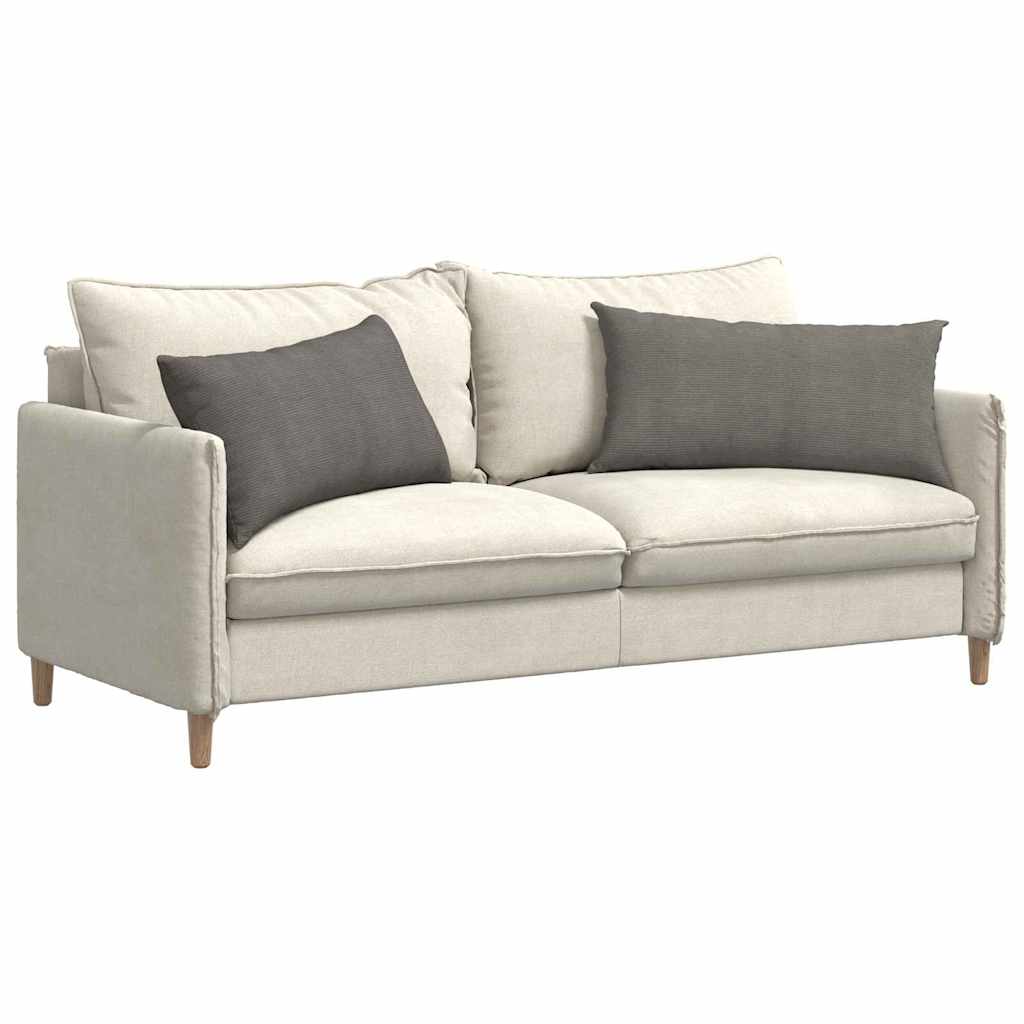 Vidaxl sofa kussens 2 stuks lichtgrijs 80 x 40 cm cordstof