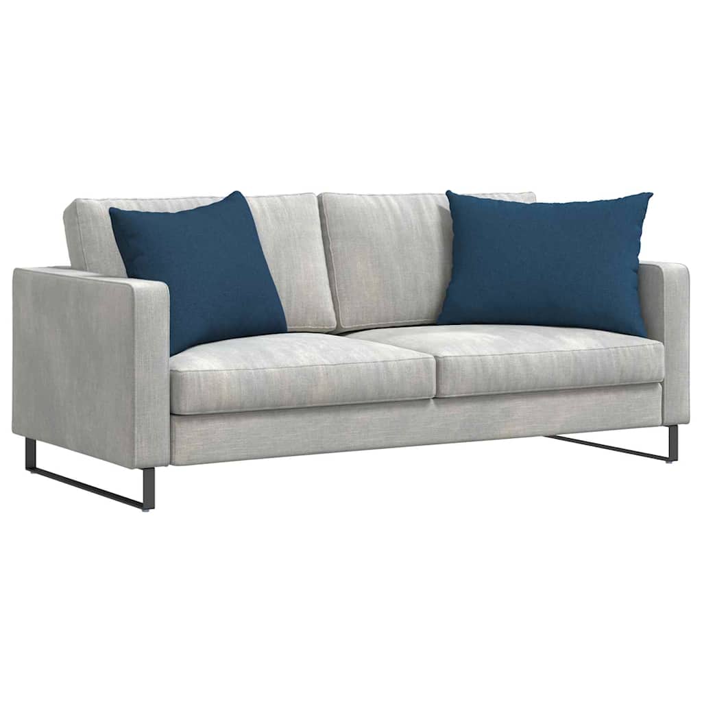 Vidaxl sofa kussens 2 pcs blauw 70 x 50 cm stof