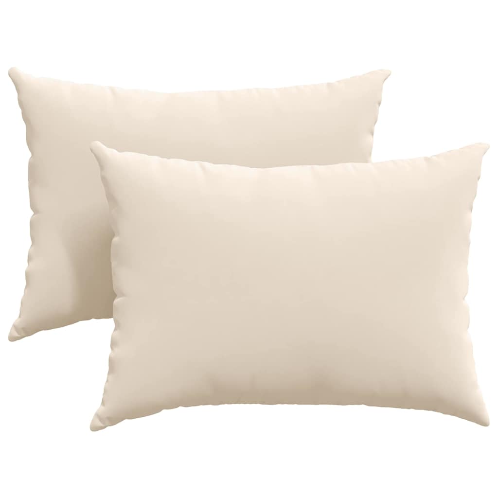 Vidaxl sofa kussens 2 stuks beige 70 x 50 cm stof