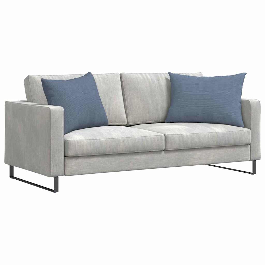 Vidaxl sofa kussens 2 stuks blauw 70 x 50 cm cordstof