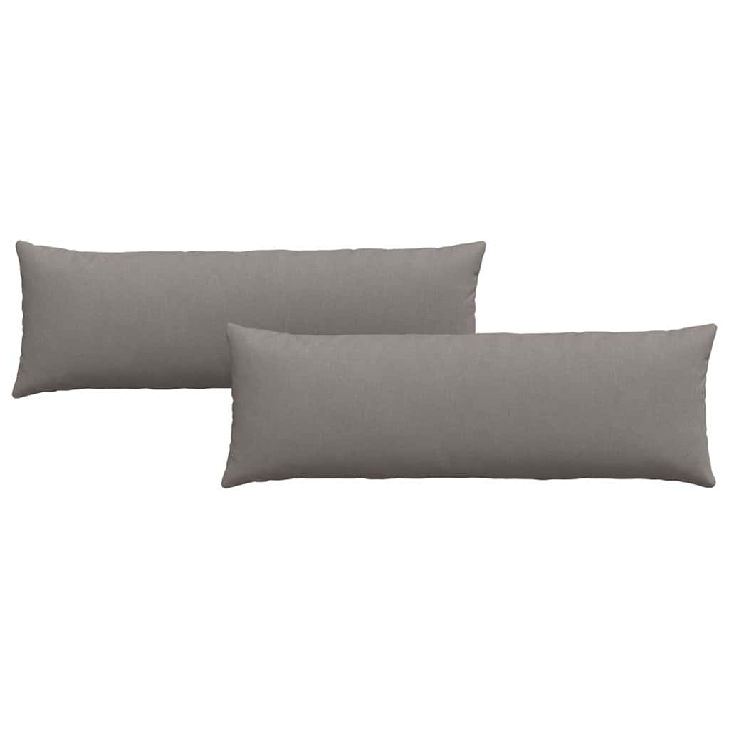 Vidaxl sofa kussens 2 pcs taupe 120 x 40 cm stof