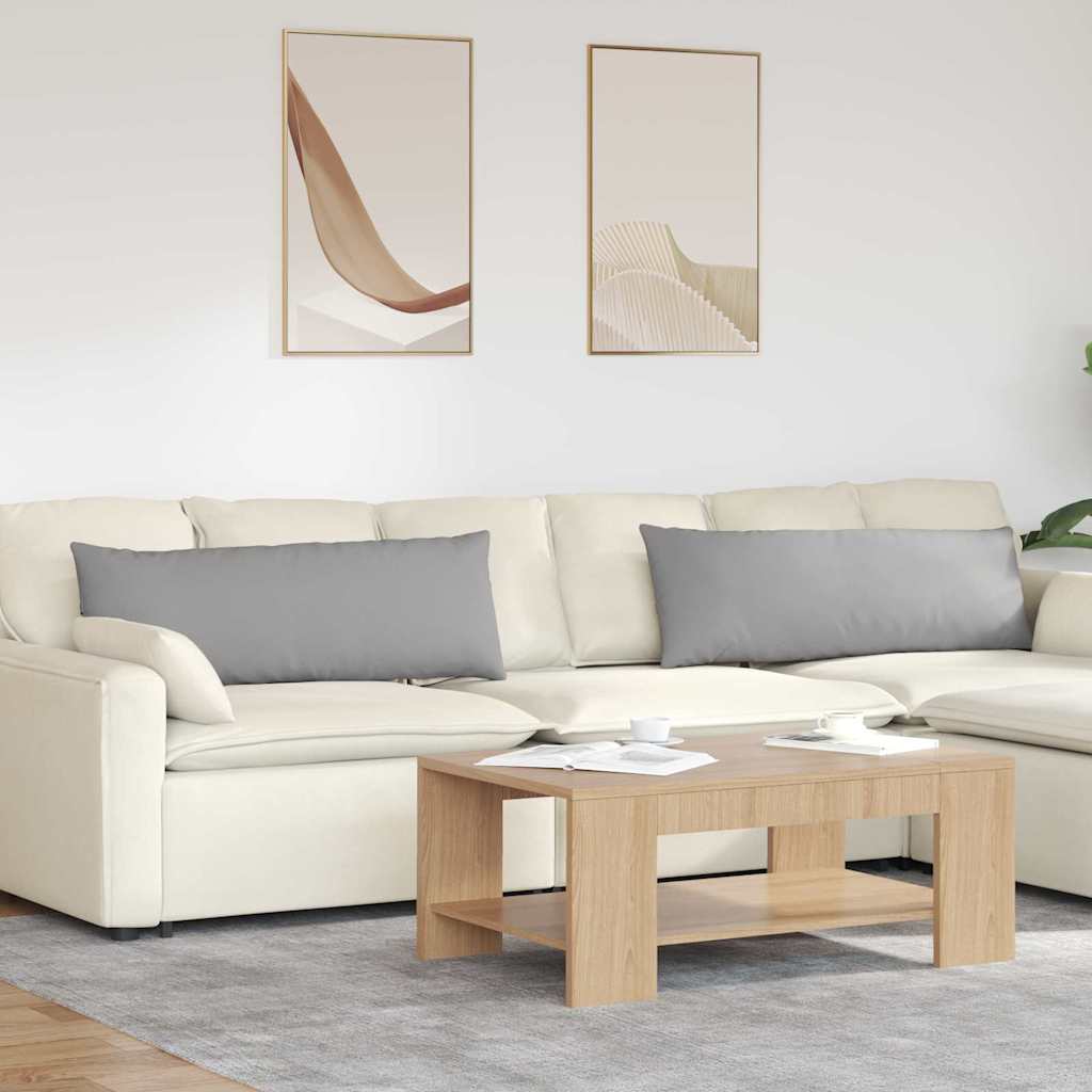 Vidaxl sofa kussens 2 pcs wolkengrijs 120 x 40 cm stof
